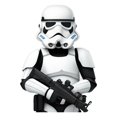 Stormtrooper wearing swat gear sticker