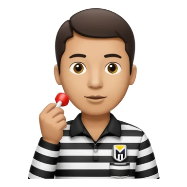 football referee sticker