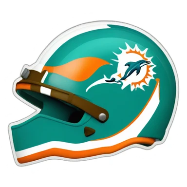 Miami Dolphins NFL sticker