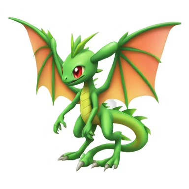 Full body sharp edgy shiny punk colorful Fairy-Flygon-Scyther-grovyle sticker