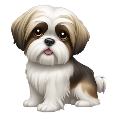 Shih tzu dog sticker
