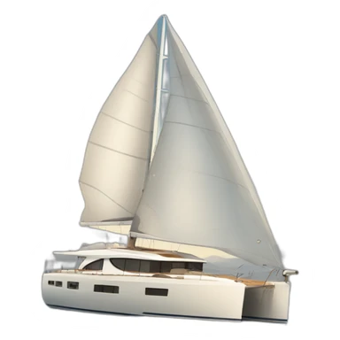 Très beau yacht de luxe à voile  sticker