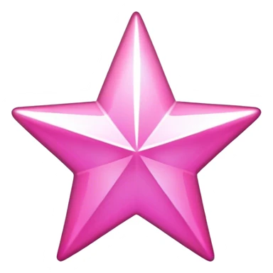 pink start like from logo of NFL steelers  sticker