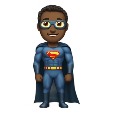 business man as superhero 1 sticker