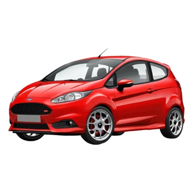 Ford fiesta mk6 st150 red sticker