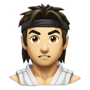 Ryu from street fighter third strike sticker