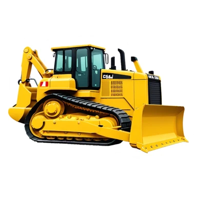 Bulldozer - CAT D6T (Model Year: 2021) (Iconic colour: Yellow) sticker