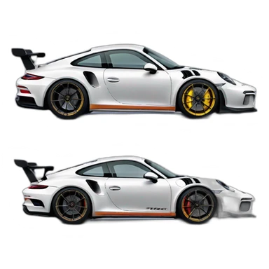 Porsche 992 gt3rs sticker