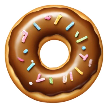 Out to lunch sign doughnut sticker