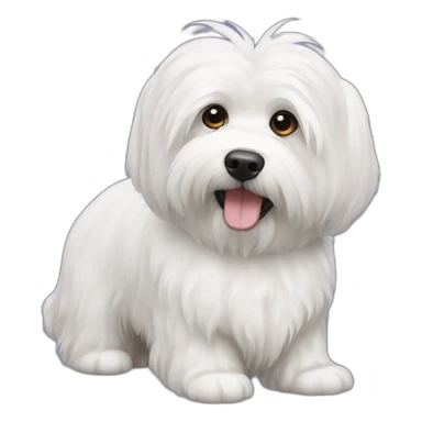 Coton de tulear  sticker