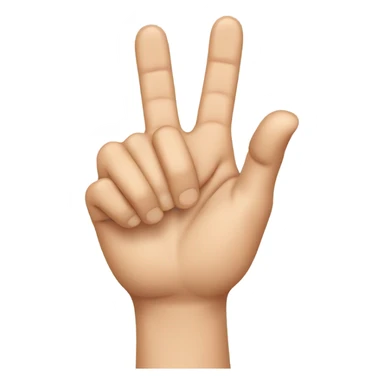 hand pointing to the right with the index finger sticker