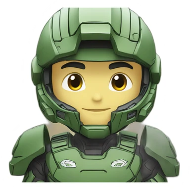 Halo Spartan japan anime sticker