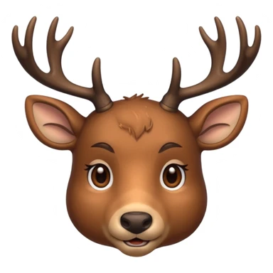 Deer face 🦌 sticker
