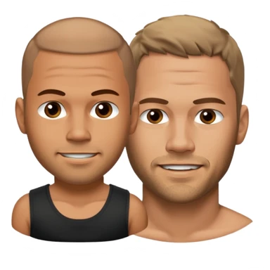 Fast & Furious dominic toretto and paul walker sticker