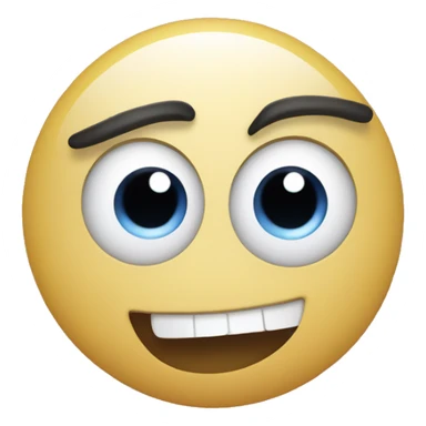 Rolling eyes with tongue sticking out sticker