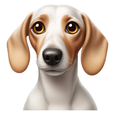 Sausage dog with heterochromia  sticker