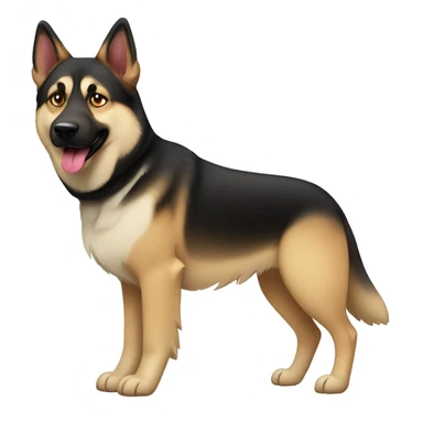 German shephard and husky sticker