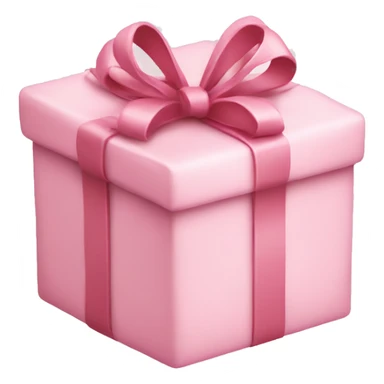 Light Pink Christmas gift sticker