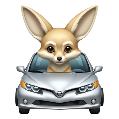 fennec car sticker