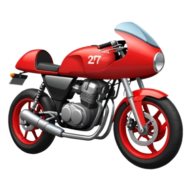motorbike with the number 27 sticker