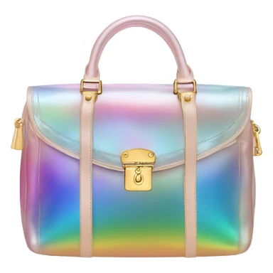 Iridescent Louis Vuitton bag sticker
