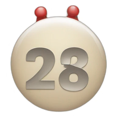 single date calendar for 28 dec sticker