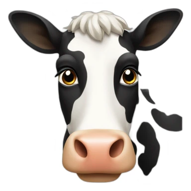 Œuf sur vache sticker