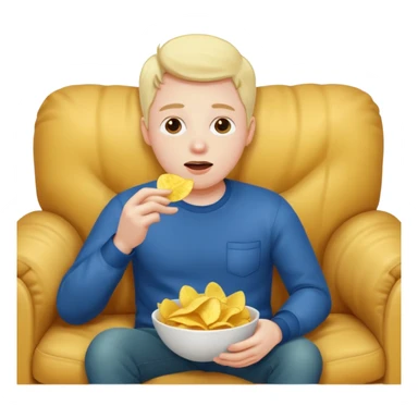 couch potato sticker