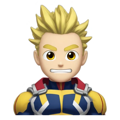 All might my hero academia sticker