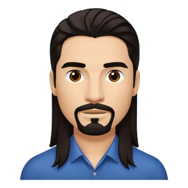 Kevin Richardson with long hair sticker