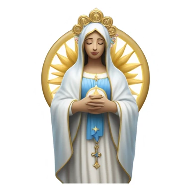 Virgen de fatima sticker