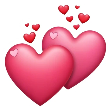 Valentine’s Day hearts sticker