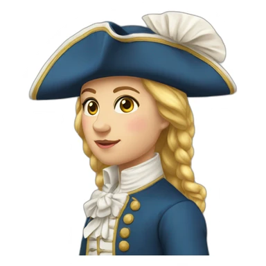French-Revolution-girl-phrygian-cap sticker