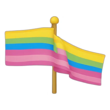 Pansexual flag sticker
