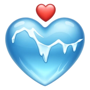 Corazón de hielo sticker