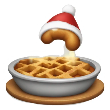 Cozy Christmas food sticker