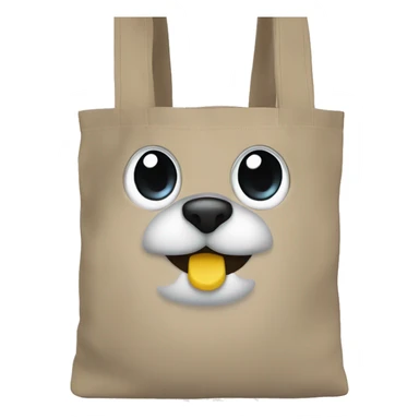 Tote bag cute sticker