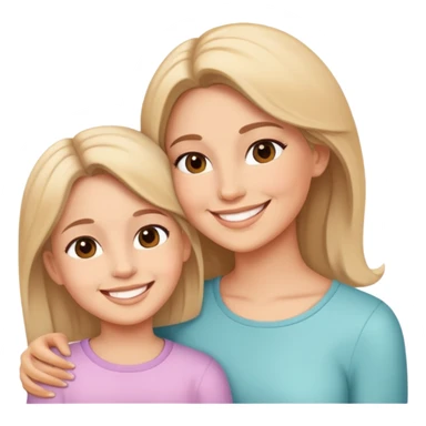 Mamá con la hija  sticker