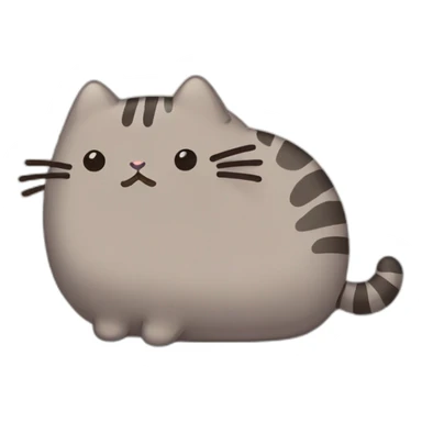 Pusheen sad sticker