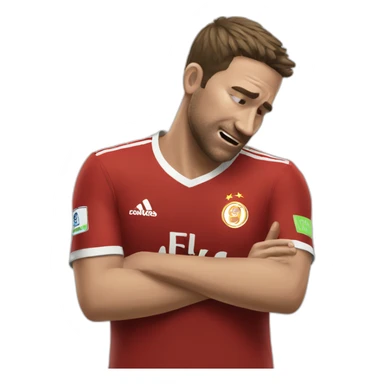 Guy losing in fifa sticker