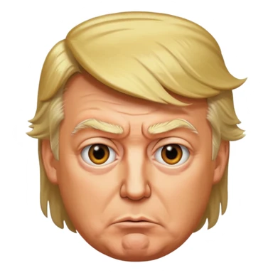 donald trump as a raving lunatic sticker