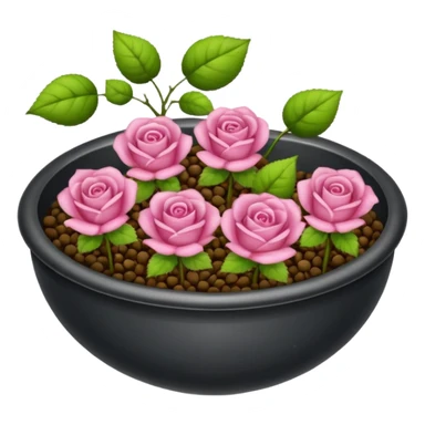 Un tamis avec des trous pour séparer des baies roses, des graines noires sticker