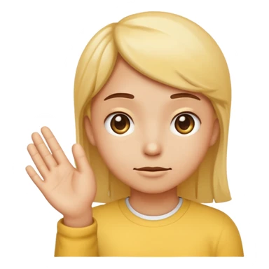 🤔this emoji with an innocent suspicious but also smirking 😏 expression looking up, but with that same hand sticker