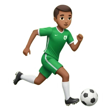 Lamine Yamal playing soccer sticker