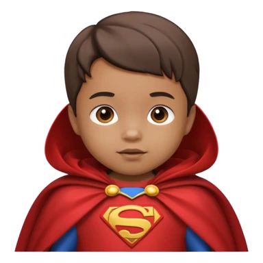 Toddler Batman in capes sticker