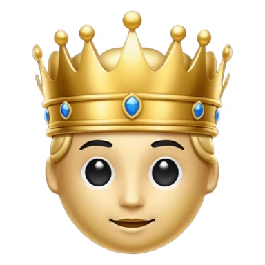luxury black and gold emoji with royal crown, ornate golden swirls, premium VIP style, elegant and glossy, dark background, glowing edges, rich and exclusive look, suitable for Telegram emoji pack sticker