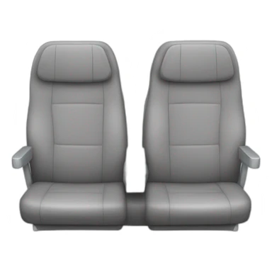 Simple Economy class Airplane seat sticker