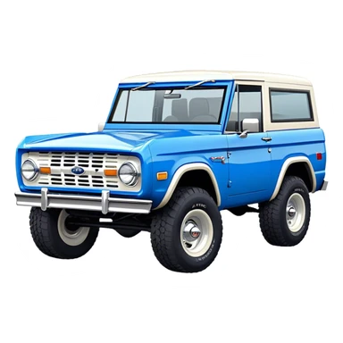 Ford Bronco - Ford (Model Year: 2021) (Iconic colour: Blue) sticker