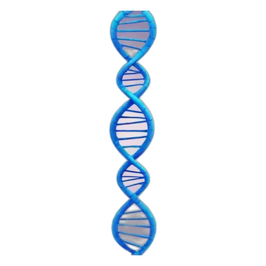 DNA helix sticker