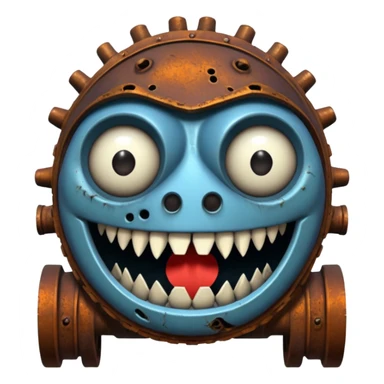 Thomas the Tank Engine died and become abomination  incomprehensible lovecraftian horror sticker